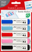 Marcadores Faber Textil Blister 5 Colores Baby-party Faber Castell
