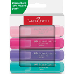 Marcador Faber Castell Textliner 46 4 Colores Pastel Surtid | Faber Castell | Pack 1 Unidades