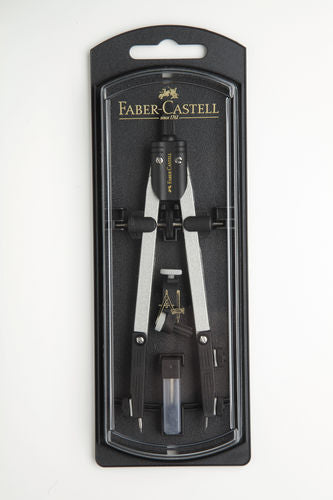 COMPAS AJUSTE RAPIDO CON ADAPTADOR FABER | 1 UNIDADES | (FABER CASTELL)