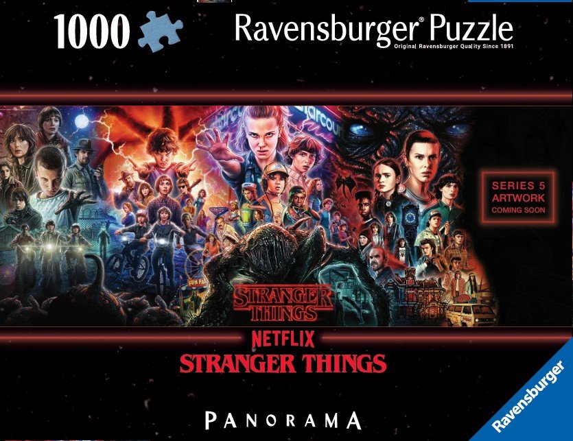 PUZZLE 1000 PIEZAS - PANORAMA STRANGER THINGS | RAVENSBURGER PUZZLES | 1 UNIDAD | 4005555015024