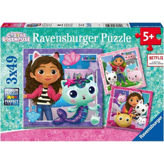 PUZZLE 3X49 PZ GABBY´S DOLLHOUSE | RAVENSBURGER PUZZLES | 1 UNIDAD | 4005556056590