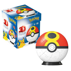 PUZZLE 3D BALL 54 PIEZAS POKEMON REPEAT BALL | RAVENSBURGER PUZZLES | 1 UNIDAD | 4005556116287