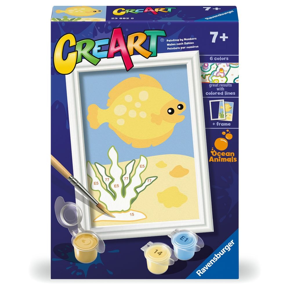 PINTAR POR NUMEROS CREART SERIE F PECECITO | RAVENSBURGER GAMES | 1 UNIDAD | 4005556238828