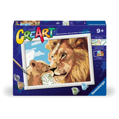 PINTAR POR NUMEROS CREART SERIE D LEON Y CACHORRO | RAVENSBURGER GAMES | 1 UNIDAD | 4005556239764