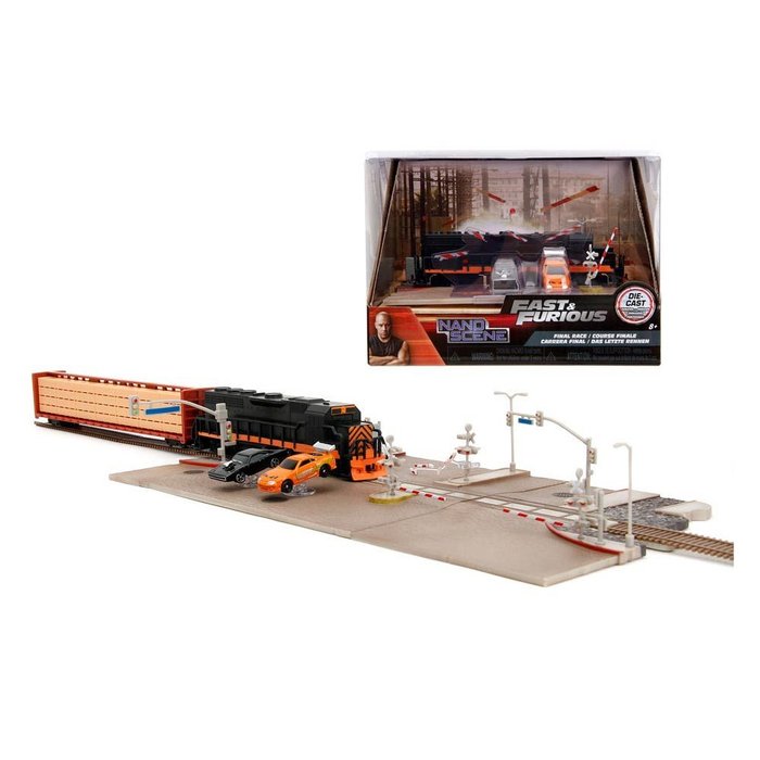 FAST & FURIOUS NANO ESCENARIO DIORAMA TREN | JADA | 1 UNIDAD | 4006333088216