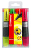 Estuche 4 Marcadores Flúor Stabilo Luminator Colores Surtidos