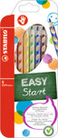 Estuche 6 Lapices Stabilo Easy Colors Ergonomico Diestros