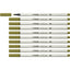 Rotulador Stabilo Pen 68 Brush Verde Barro