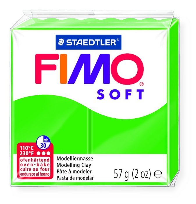 PASTILLA 57GRS FIMO SOFT VERDE TROPICAL | 1 UNIDADES | (FIMO)