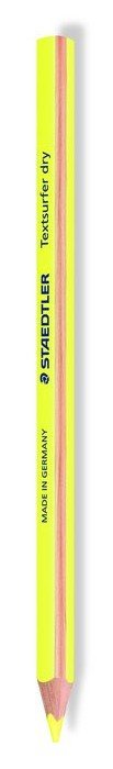 LAPIZ FLUORESCENTE TRIANGULAR AMARILLO | 12 UNIDADES | (STAEDTLER)