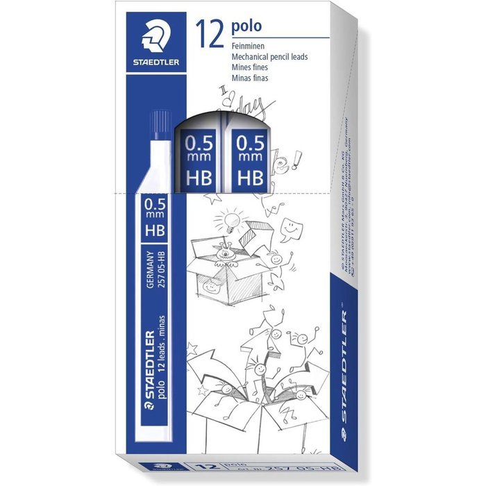 MINAS STAEDTLER POLO 05 HB | 12 UNIDADES | (STAEDTLER)