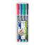 Rotulador Lumocolor 318Wp4 Fino B/4 Surtido | Staedtler | Pack 1 Unidades