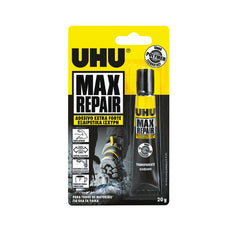 PEGAMENTO UHU UNIVERSAL MAX REPAIR 20ML SIN DISOLVENTE | 1 UNIDADES | (PRODUCTOS IMEDIO, S,A,)