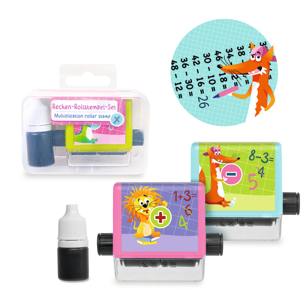 SET SELLOS RODANTES MATEMATICOS 2 PZAS 3 MODELOS SURTIDOS | TRENDHAUS | ENVASE 12 UDS. UNIDAD | 4032722057815