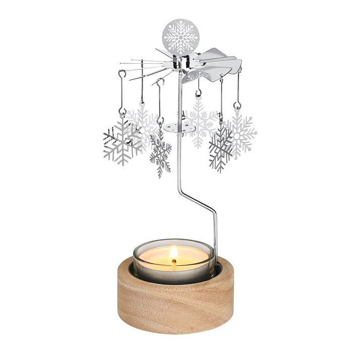 PORTAVELA CARRUSEL SNOWFLAKE NAVIDAD | MOSES | 1 UNIDAD | 4033477168504