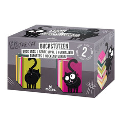 SUJETALIBROS METAL ED THE CAT 2 PIEZAS | MOSES | 1 UNIDAD | 4033477275226
