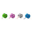 Expositor 8 Yo-yo acero brillante colores surtidos MOSES