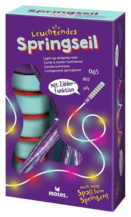 JUEGO CUERDA SALTAR LUMINOSA CON CONTADOR | MOSES | 1 UNIDAD | 4033477381378