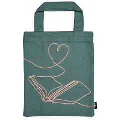 BOLSA DE TELA PARA LIBRO CON BORDADO | MOSES