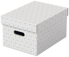 PACK 3U CAJA CARTON DECORATIVA BLANCO 365X265X205MM | LEITZ | 1 UNIDAD | 4049793072272
