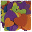 Corazones Foam Tamaño y Colores Surtidos 120 Unidades Adhesivo Marca I-MONDI