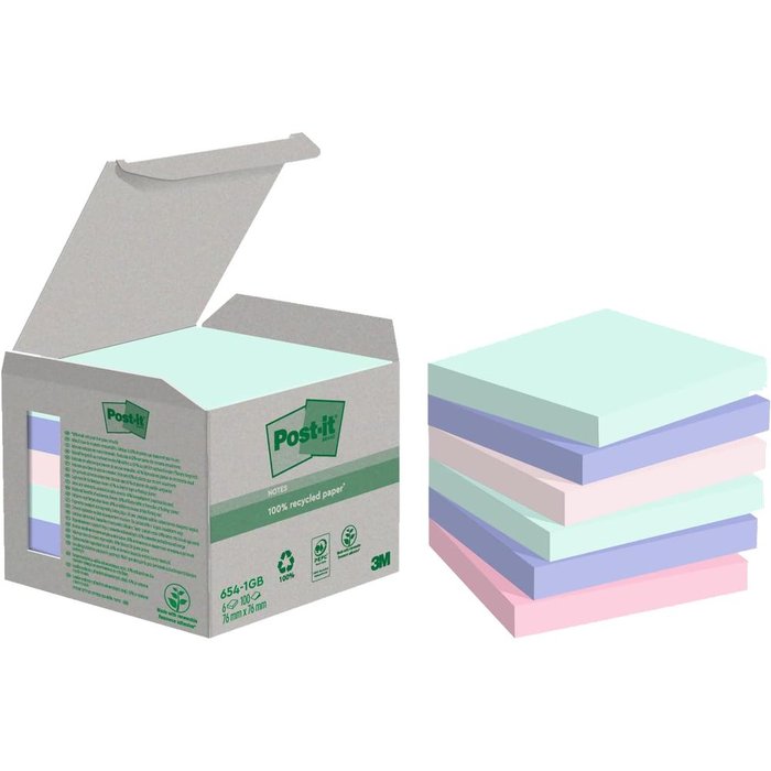 NOTA ADHESIVA POST-IT 76X76MM 12X100H SOUL | 1 UNIDADES | (POST-IT)
