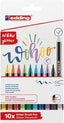 Rotulador Edding 1340 Glitter 10 Colores Surtidos | Edding | Pack 1 Unidades
