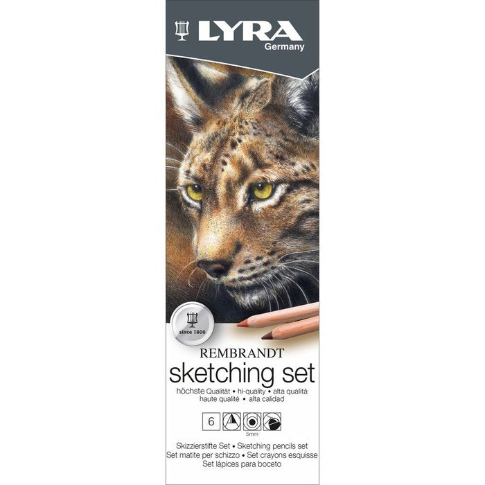 SET ESBOZO LYRA REMBRANDT ESTUCHE METAL 6 UDS | 1 UNIDADES | (LYRA)