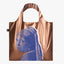 BOLSA LOQI VEERMER ROSE GOLD GIRL WITH PEARL | LOQI