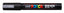 Rotulador Uni Posca Pc-5M Plata | Posca | Pack 6 Unidades