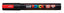 Rotulador Uni Posca Pc5-M Fluor Rojo | Posca | Pack 6 Unidades