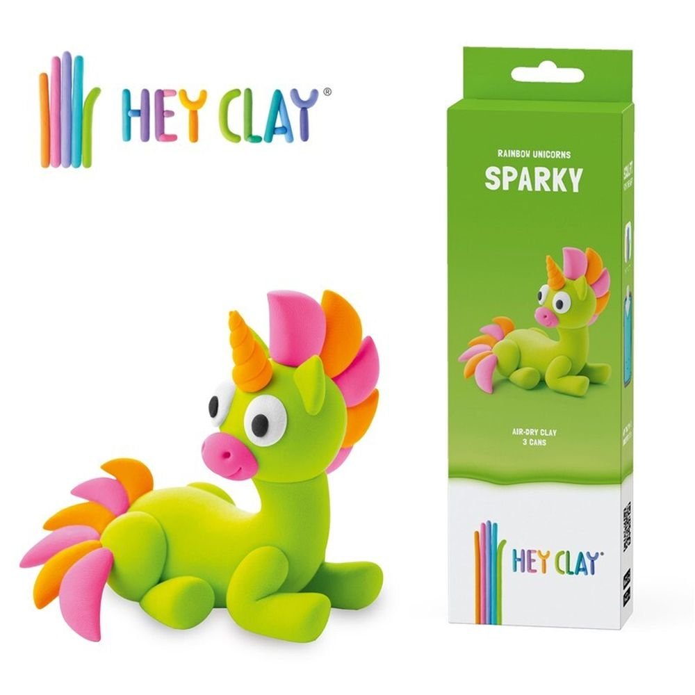 JUEGO HEY CLAY SPARKLY (3 BOTES) | 1 UNIDADES | (LUDILO)