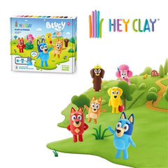 JUEGO HEY CLAY BLUEY Y SUS AMIGOS SET 6 FIGURAS (15 BOTES) | 1 UNIDADES | (LUDILO)