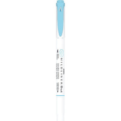 Rotulador Zebra Mildliner Doble Punta Pincel Fluor Azul | Zebra Pen | Pack 10 Unidades