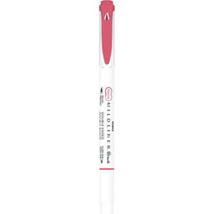 Rotulador Zebra Mildliner Doble Punta Pincel Rojo | Zebra Pen | Pack 10 Unidades