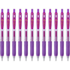 BOLIGRAFO ZEBRA SARASA CLIP GEL 0,7MM VIOLETA | 12 UNIDADES | (ZEBRA PEN)