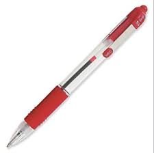 BOLIGRAFO ZEBRA Z-GRIP 1,0 ROJO | 12 UNIDADES | (ZEBRA PEN)
