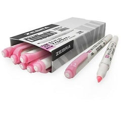 Rotulador Zebra Mildliner Fluorescente Rosa | Zebra Pen | Pack 10 Unidades