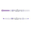 Rotulador Zebra Mildliner Cool & Refined Violeta | Zebra Pen | Pack 10 Unidades