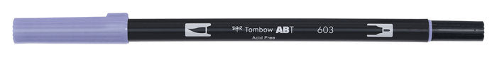 Rotulador Doble Punta Pincel Dual Brush 603 Periwinkle | Tombow | Pack 6 Unidades