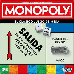 MONOPOLY CLASICO | HASBRO IBERIA, S,L,U, | 1 UNIDAD | 5010996302335