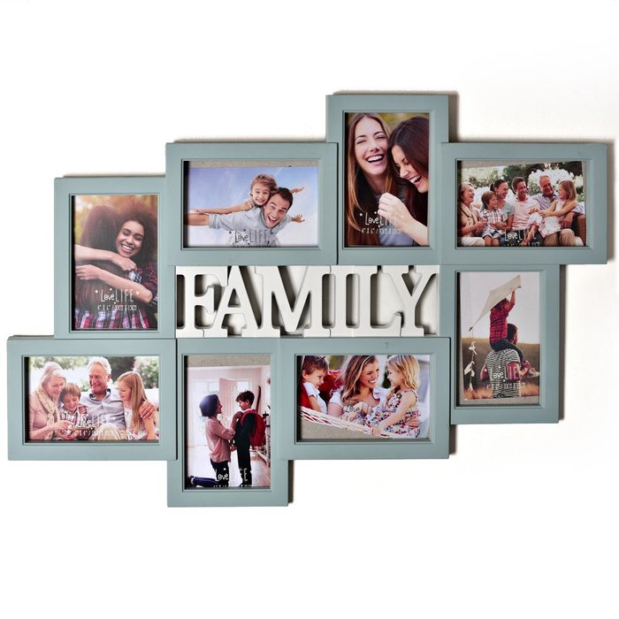 MARCO FOTOS COLLAGE LOVE LIFE - FAMILIA 63CM | 1 UNIDADES | (WIDDOP)