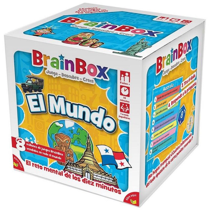JUEGO DE MESA BRAINBOX EL MUNDO | ASMODEE JUEGOS | 1 UNIDAD | 5025822234018