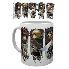 TAZA 320 ML ATAQUE A LOS TITANES PERSONAJES | ABYSSE | 1 UNIDAD | 5028486385393