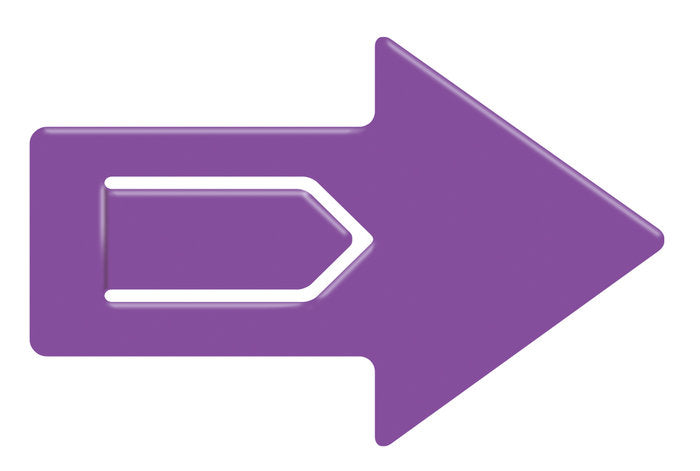 MARCAPAGINAS FLECHA MORADO | 1 UNIDADES | (THE COMPANY CALLED IF HOUSE)