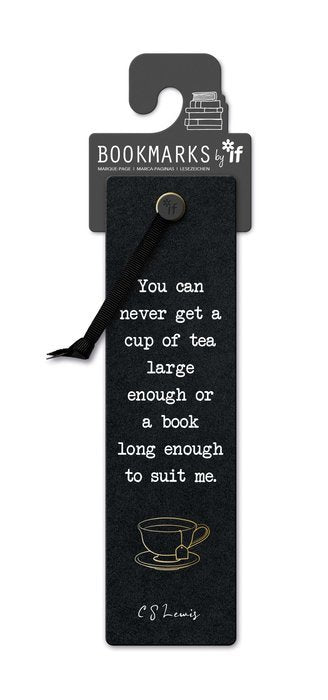 MARCAPAGINAS LITERARIOCUP OF TEA | 1 UNIDADES | (THE COMPANY CALLED IF HOUSE)