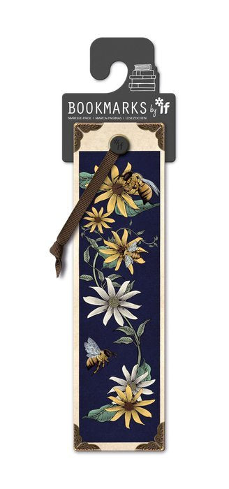 MARCAPAGINAS VINTAGE BEES & FLOWERS | 3 UNIDADES | (THE COMPANY CALLED IF HOUSE)