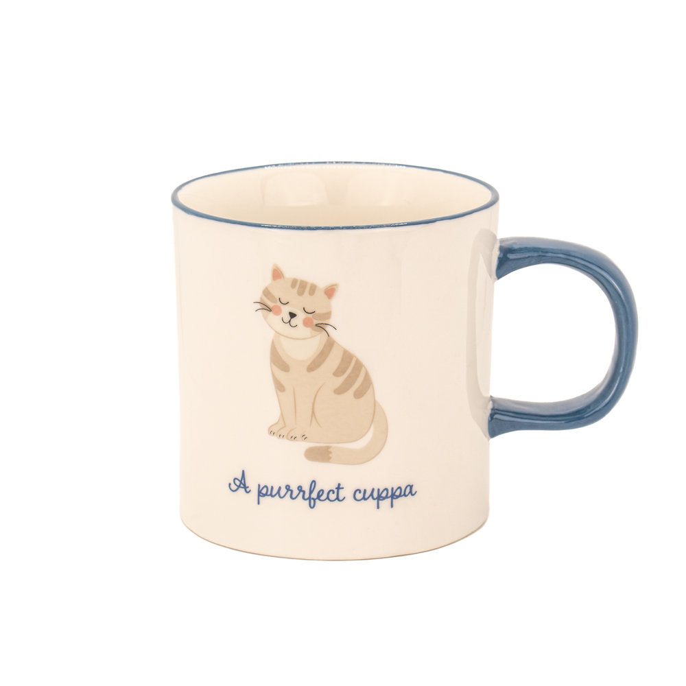 TAZA GATO ASA Y BORDE AZUL | SASS & BELLE | 1 UNIDAD | 5055259283150