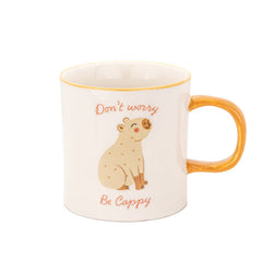TAZA CAPIBARA ASA Y BORDE AMARILLO | SASS & BELLE | 1 UNIDAD | 5055259283174