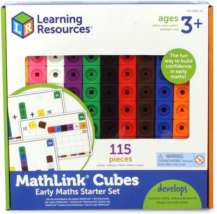 JUEGO SET ACTIVIDADES CON CUBOS MATHLINK | LEARNING RESOURCES | 1 UNIDAD | 5055506404987